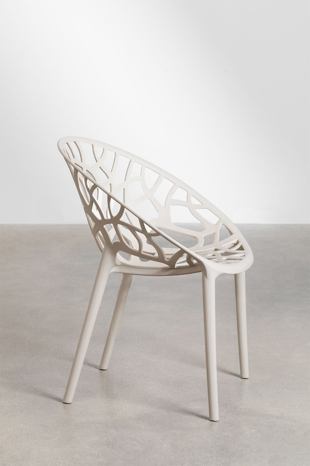 Set de table ronde Ø125 cm en aluminium Valerie et 6 chaises de jardin Ores