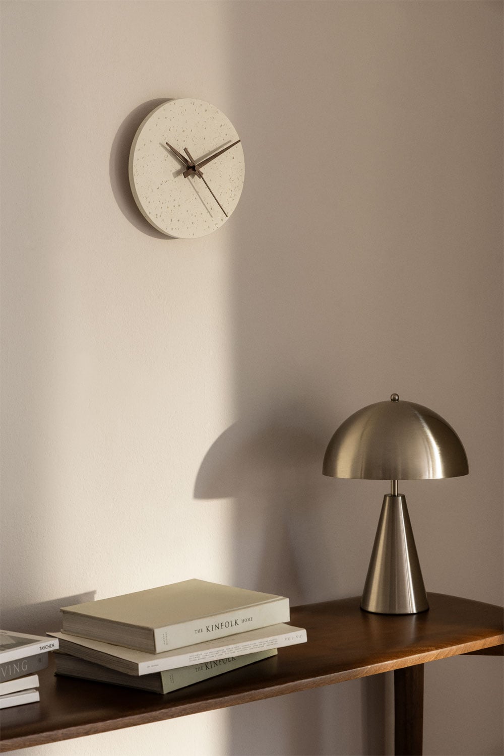 Horloge murale Ø25 en ciment Relyo
