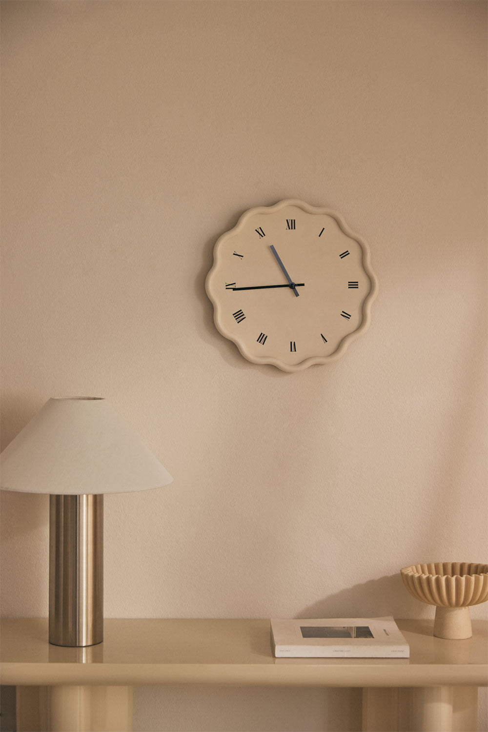Horloge murale Ø35 cm en MDF Axley