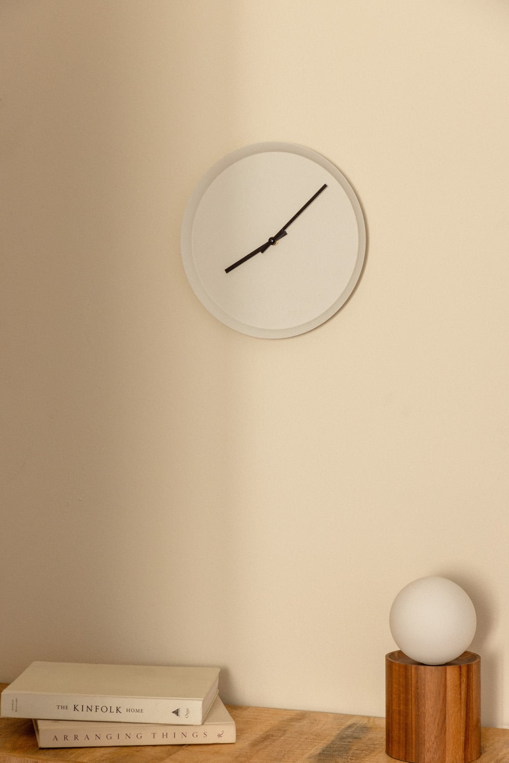 Horloge murale Ø30 cm en fer Sirdal