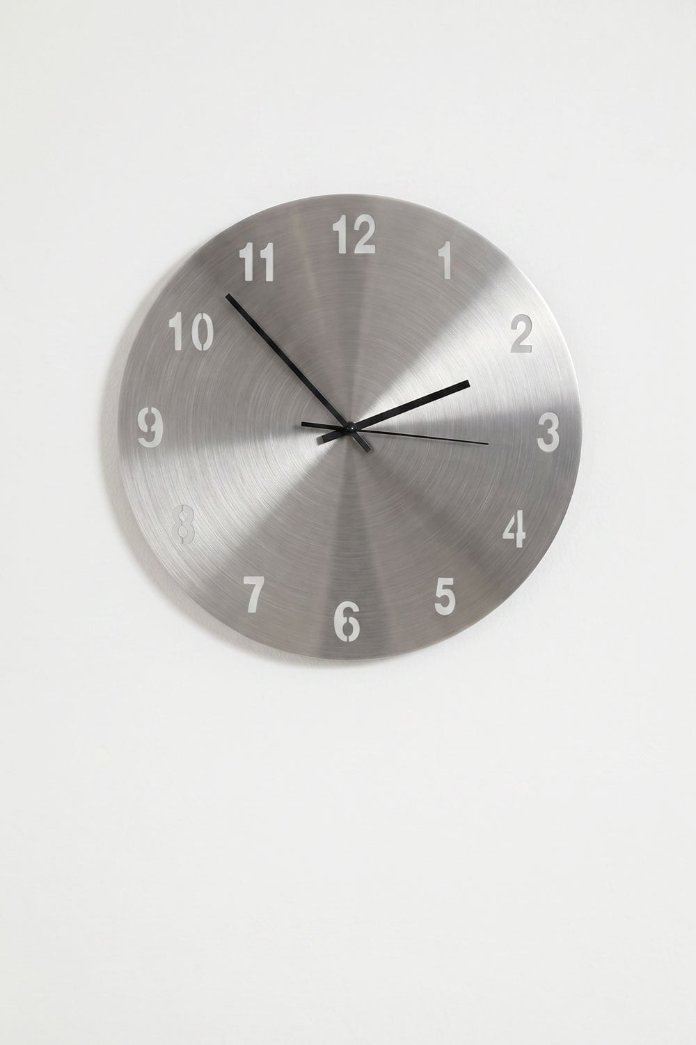 Horloge murale Ø40 cm en acier inoxydable Kimberly