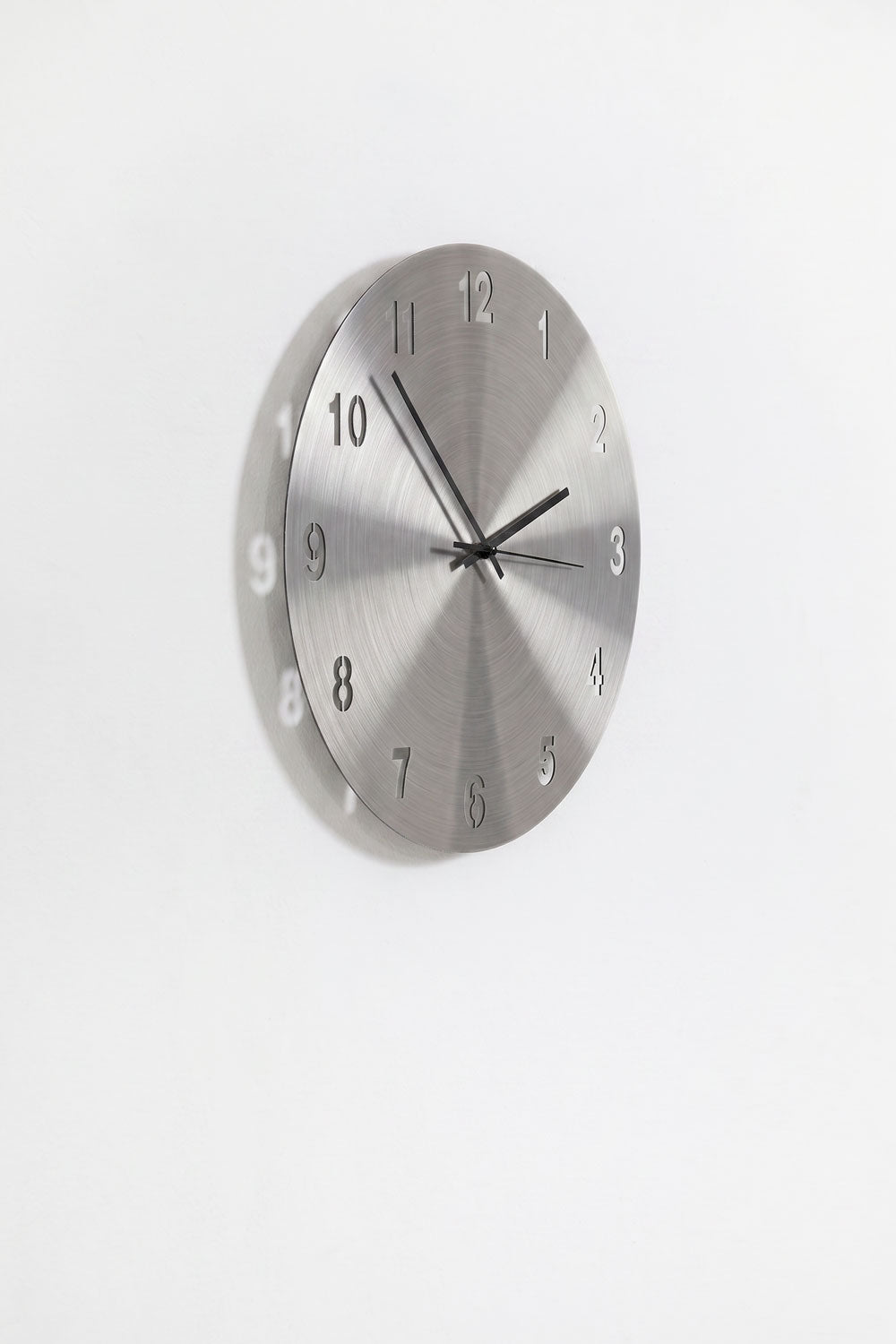 Horloge murale Ø40 cm en acier inoxydable Kimberly