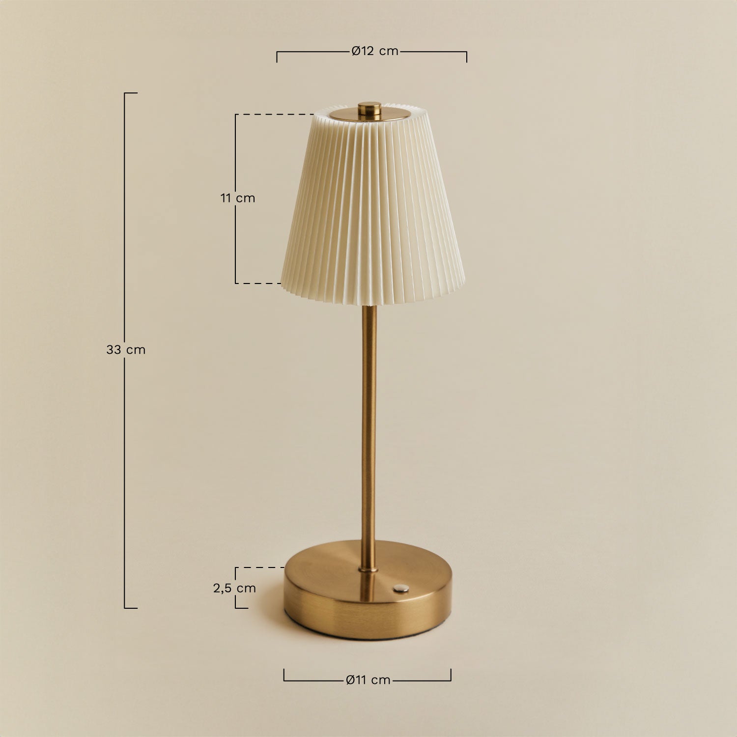 Lampe de table LED sans fil pour extérieur en fer Myrdal