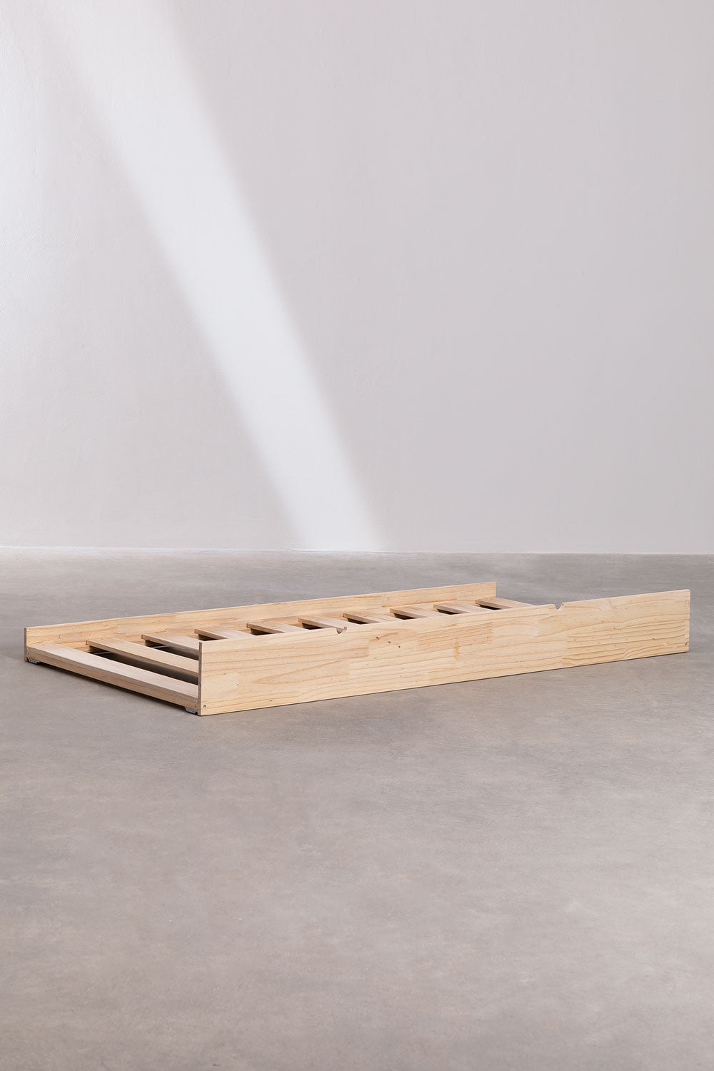 Lit gigogne pour matelas de 90 cm en bois de pin Joan Kids