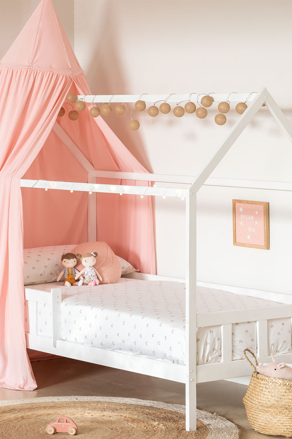 Lit gigogne pour matelas 90 x 190 cm en bois Kelly Kids