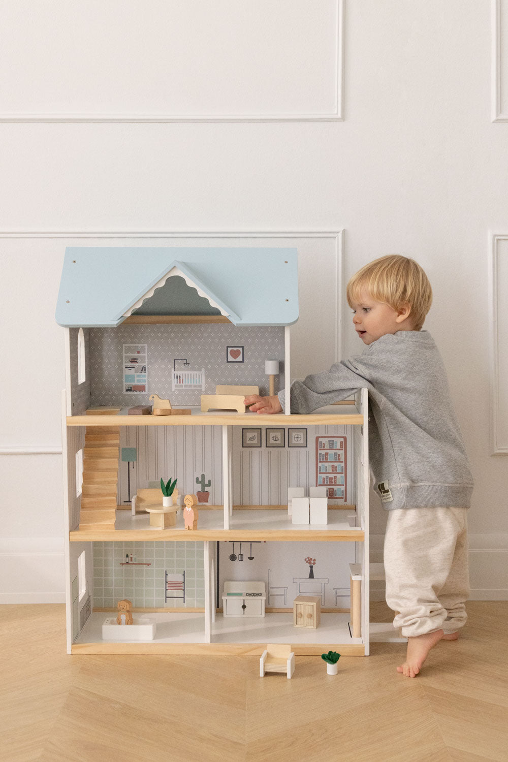 Maison de poupée en bois Elizabeth Kids  