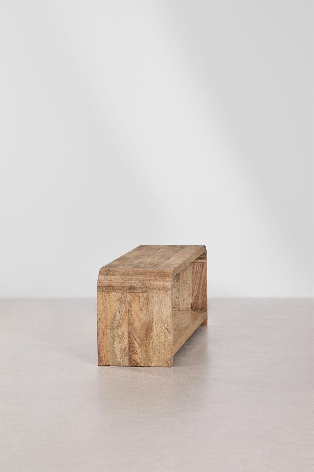 Meuble TV 120x35 cm en bois de manguier Shelby