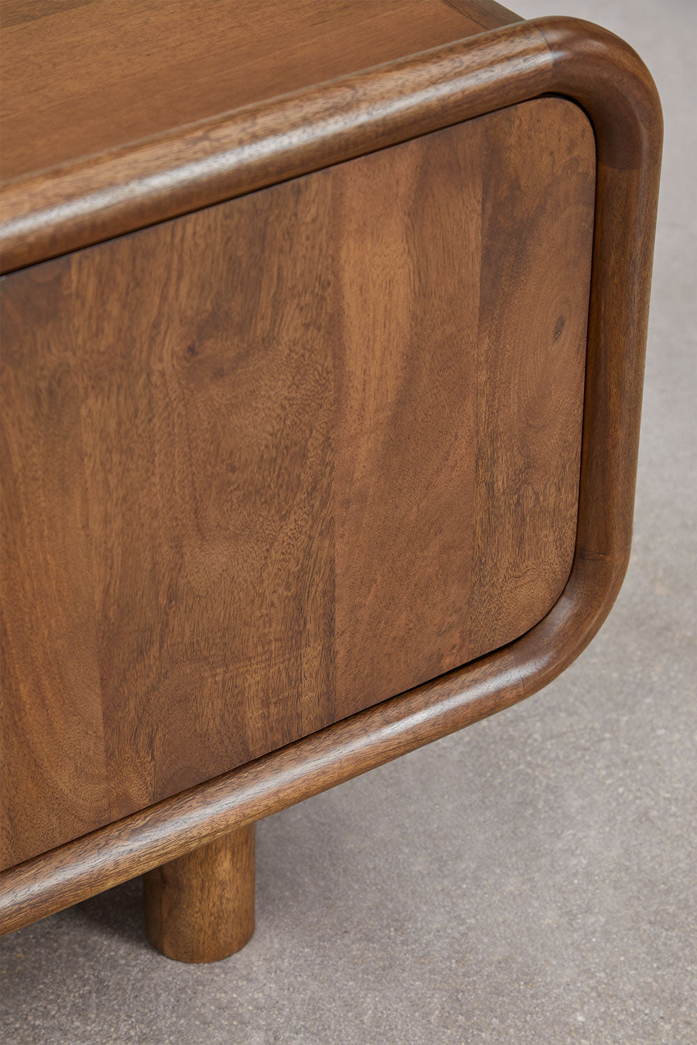 Meuble TV 175x45 cm en bois de manguier Gina