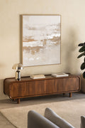 Meuble TV 175x45 cm en bois de manguier Gina