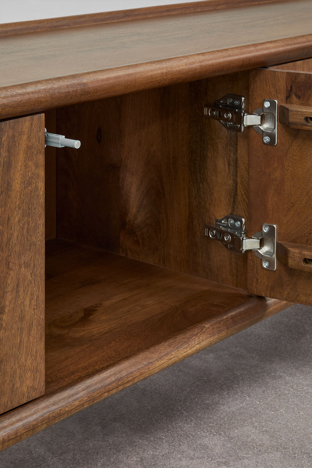 Meuble TV 175x45 cm en bois de manguier Gina