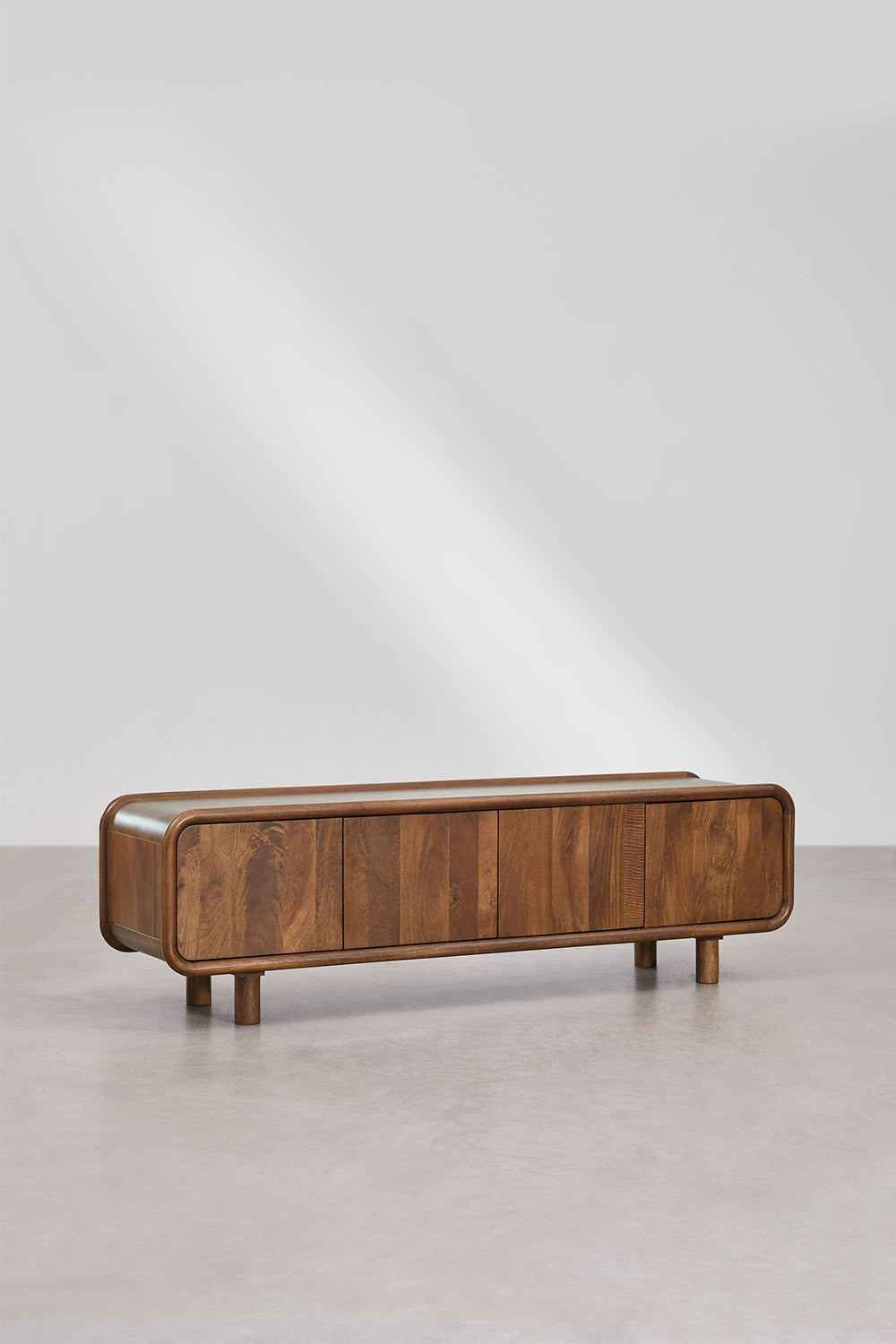 Meuble TV 175x45 cm en bois de manguier Gina