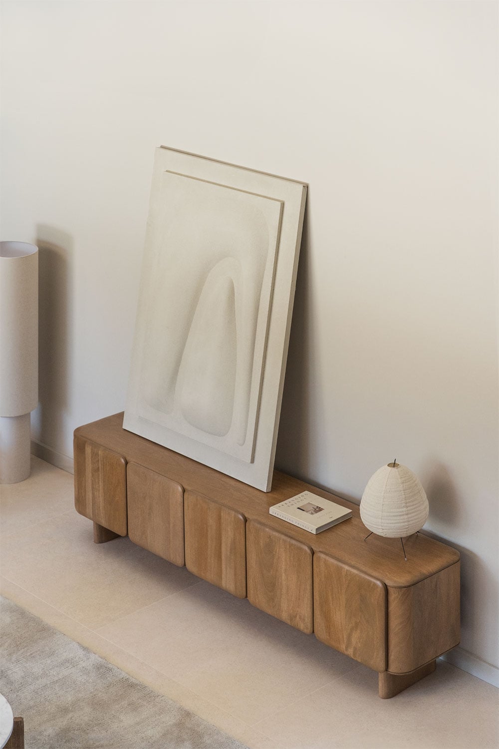 Meuble TV en bois de manguier Miller
