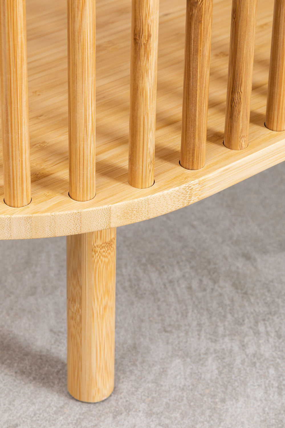 Meuble TV 150x40 cm en bambou Connery