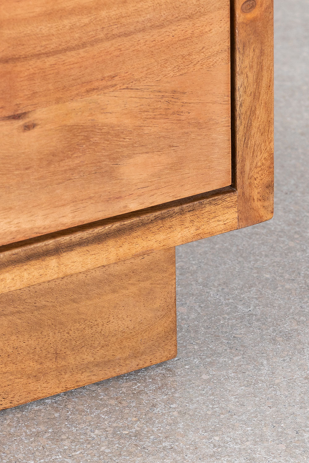 Meuble TV 200x40 cm en bois d'acacia Tasmani