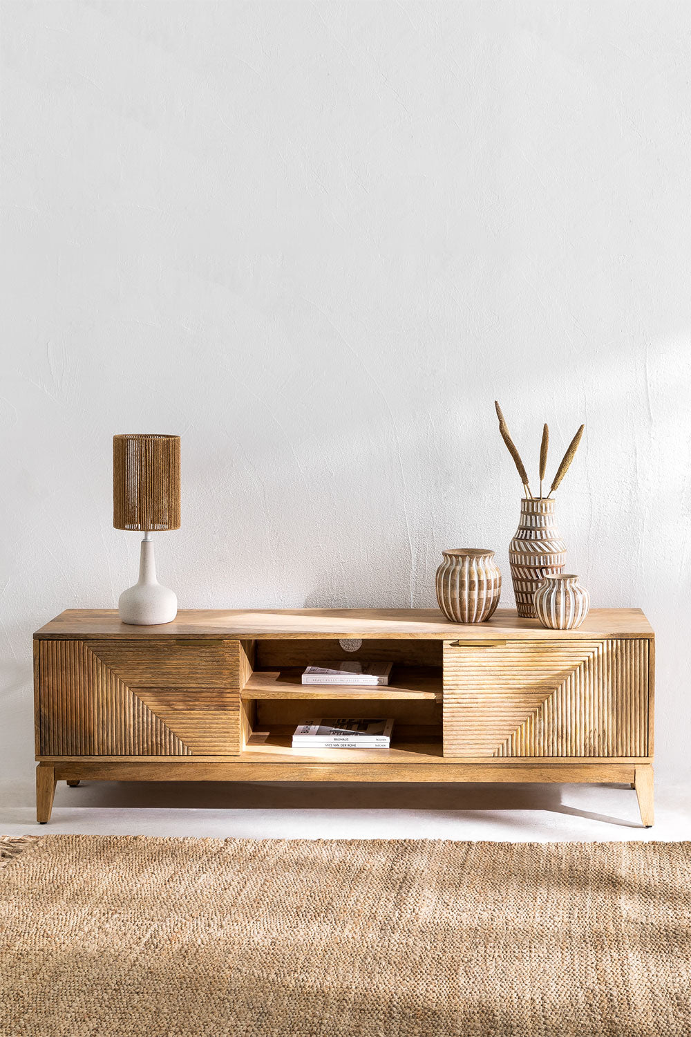 Meuble TV en manguier Baty Design