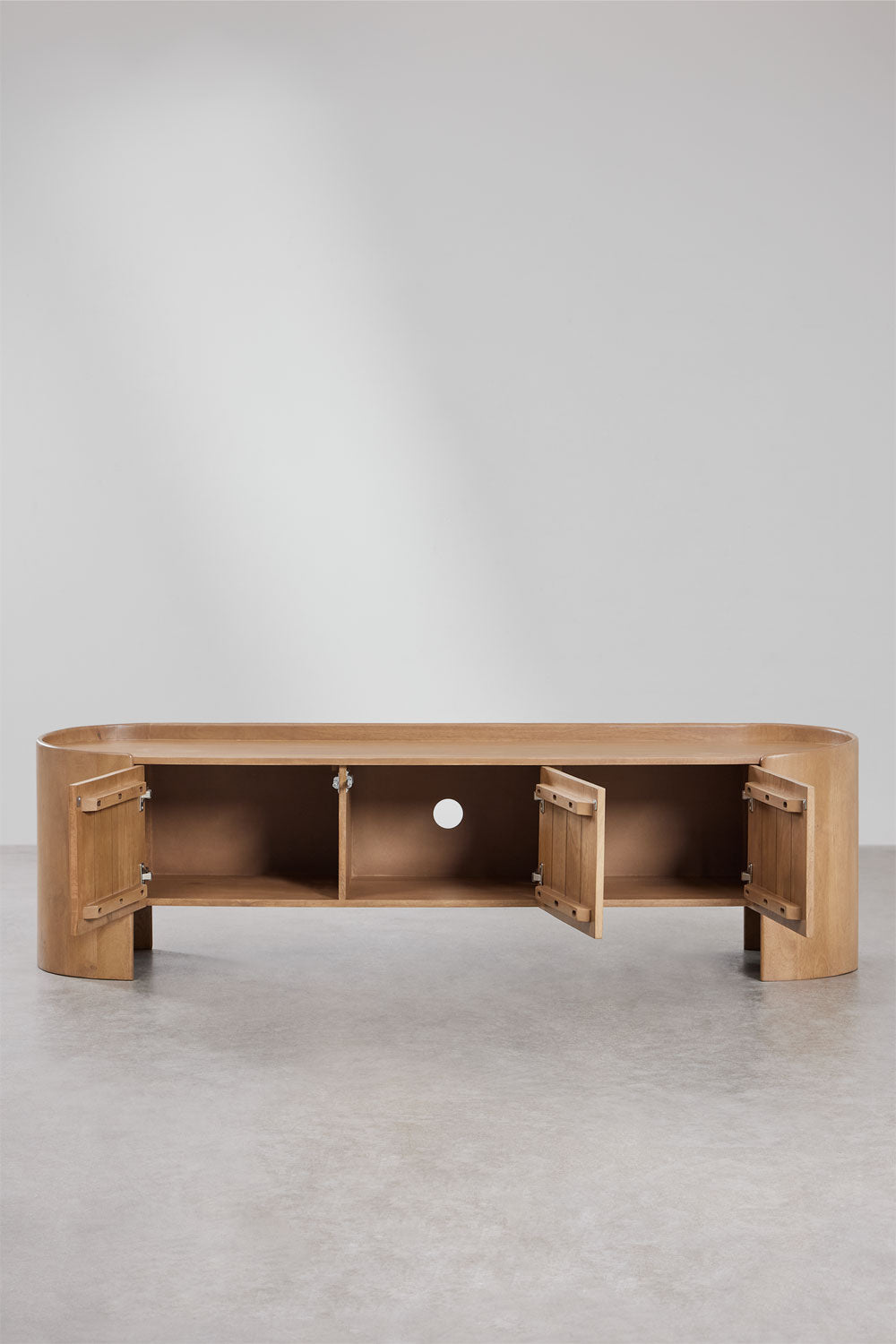 Meuble TV 175x45 cm en bois de manguier Sidney