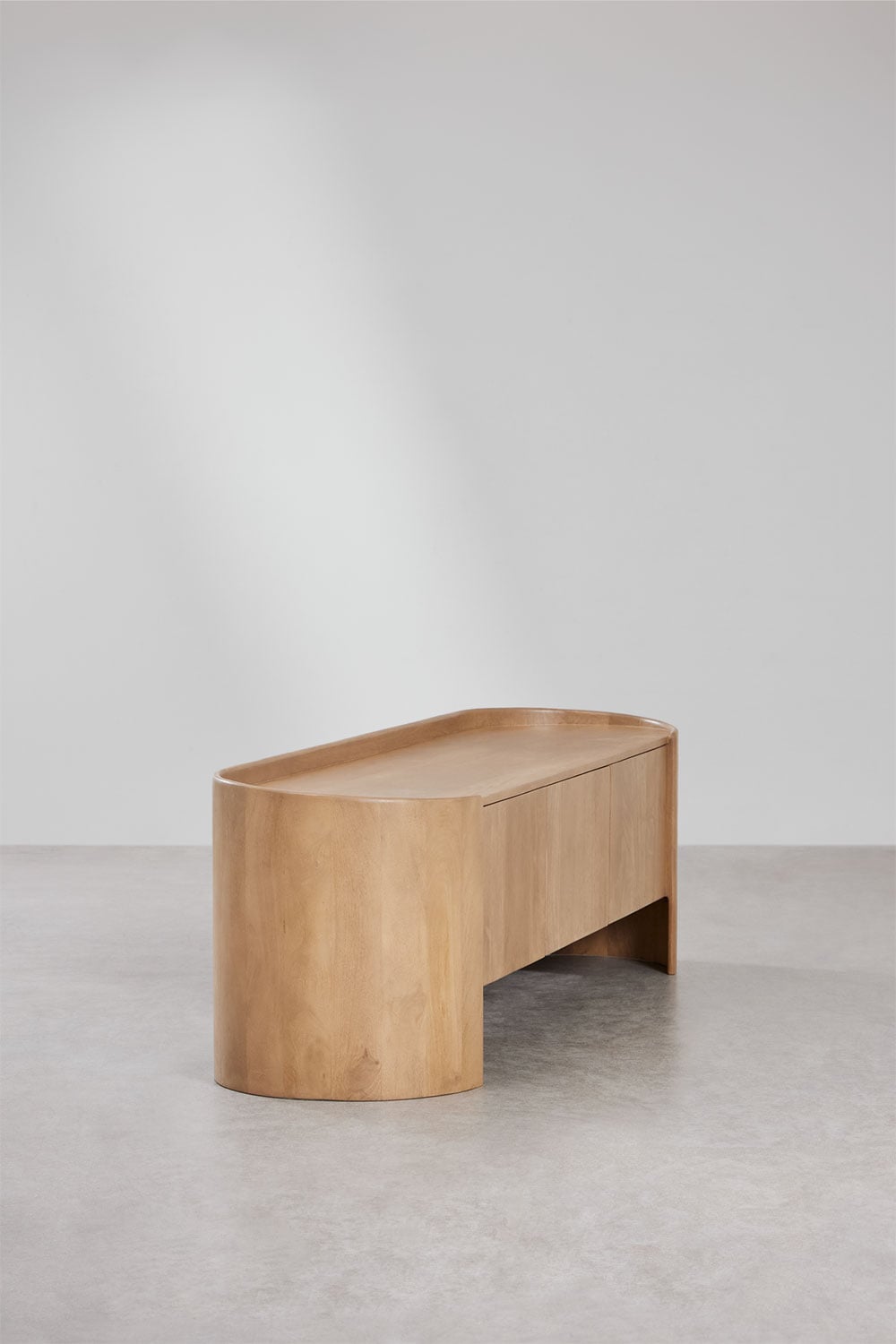 Meuble TV 175x45 cm en bois de manguier Sidney
