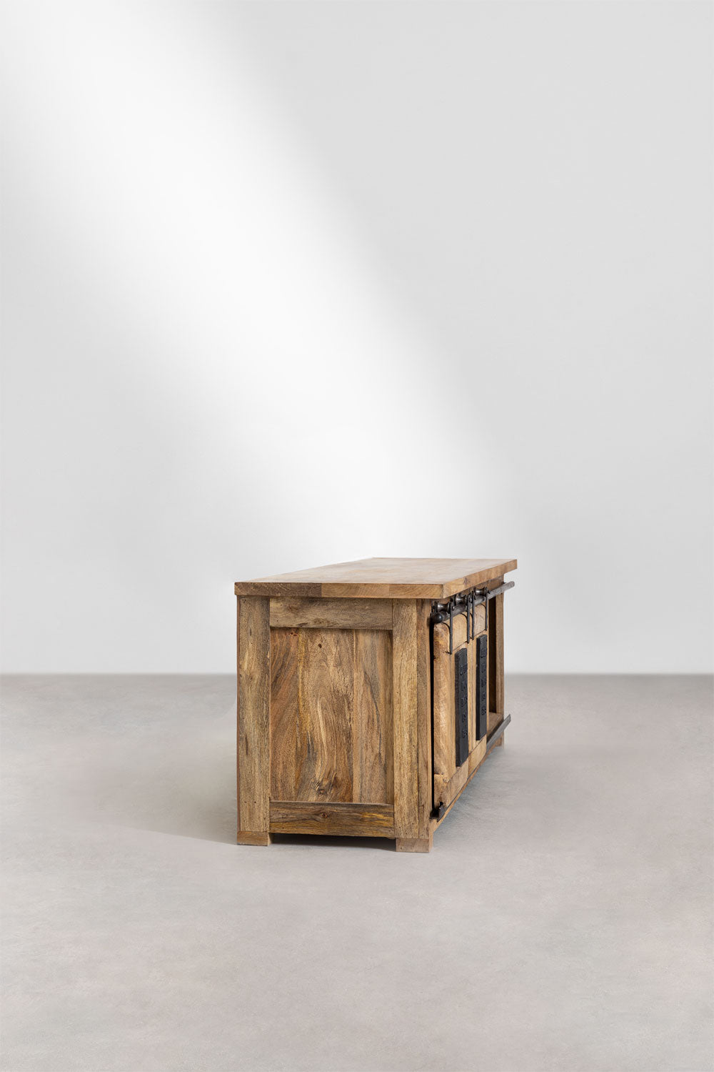 Meuble TV 160x40 cm en bois de manguier Uain