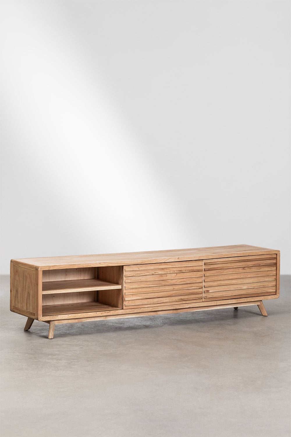 Meuble TV en bois Deleyna