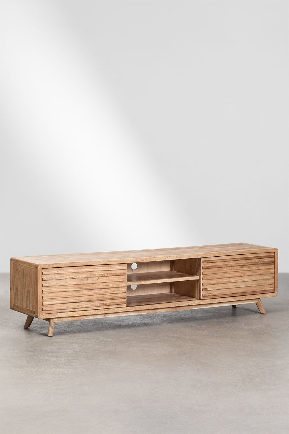 Meuble TV en bois Deleyna