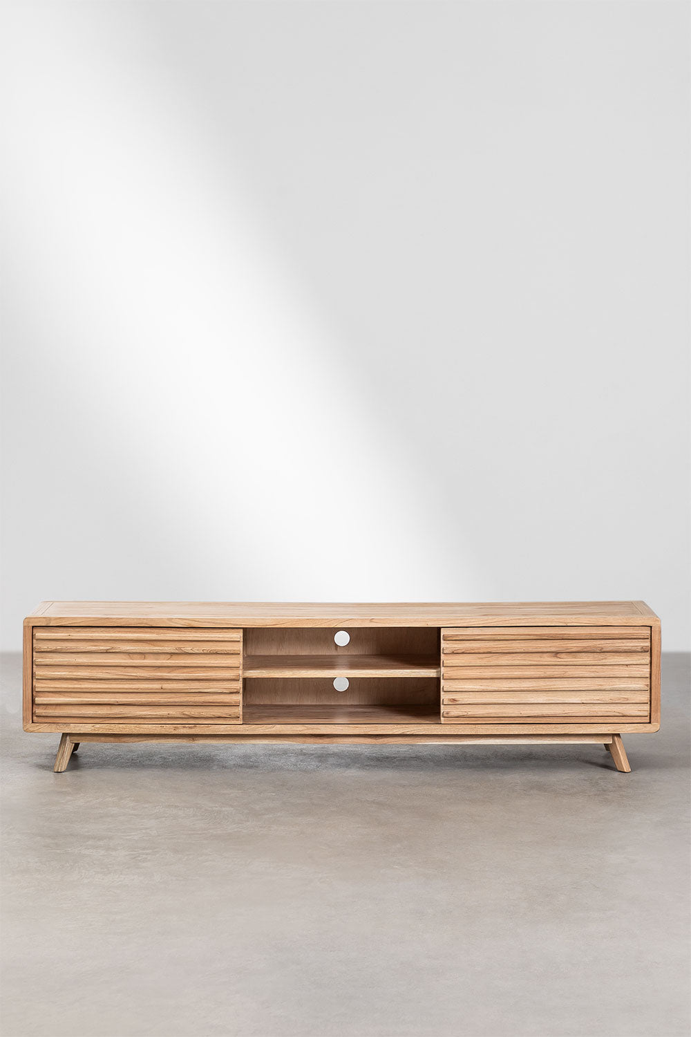 Meuble TV en bois Deleyna