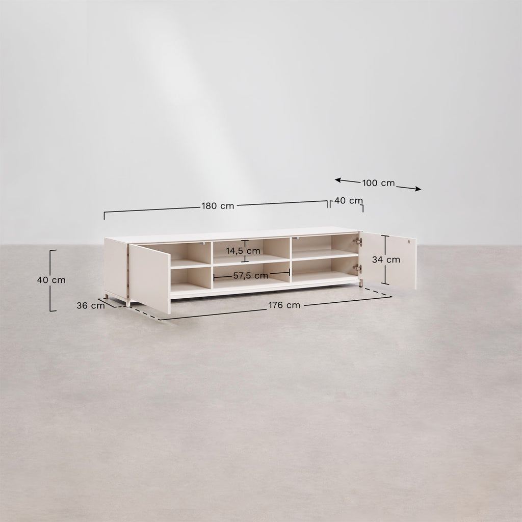 Meuble TV en MDF Kivora