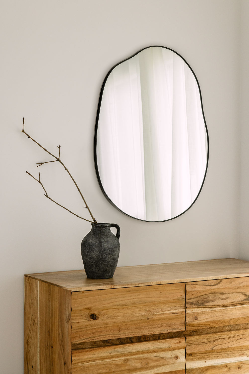 Miroir mural irrégulier 60x80 cm Rudiger