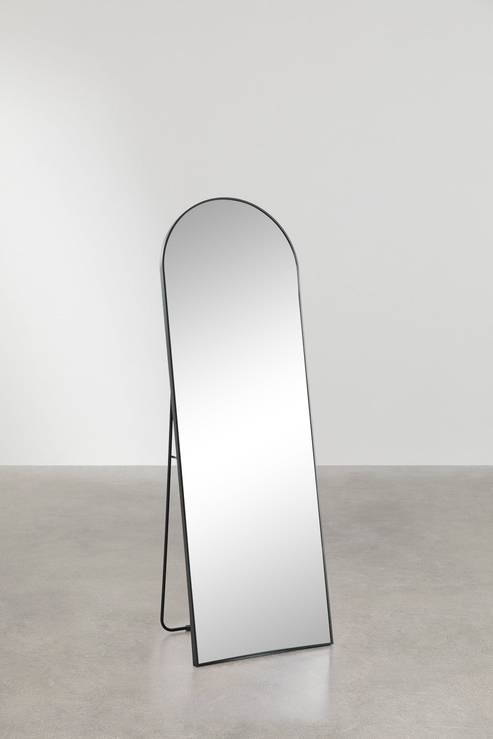 Miroir sur pied 50x150 cm en aluminium Naruvy