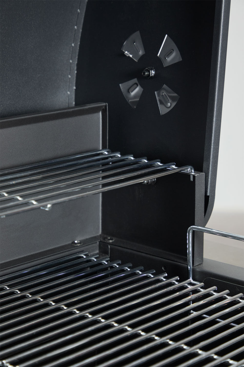 Module avec barbecue au charbon pour cuisine modulaire d'extérieur en acier Savona