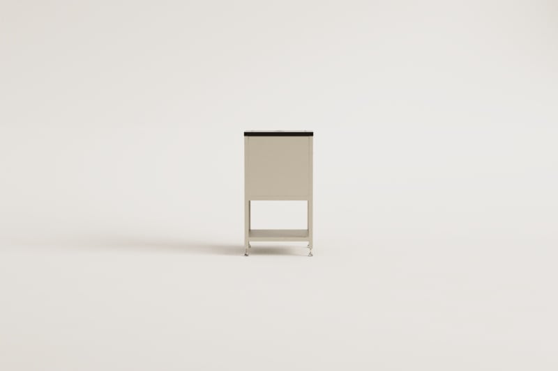 Module d'angle de rangement pour cuisine modulaire d'extérieur en acier Savona