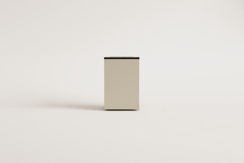 Module d'angle de rangement pour cuisine modulaire extérieure en acier Rivana