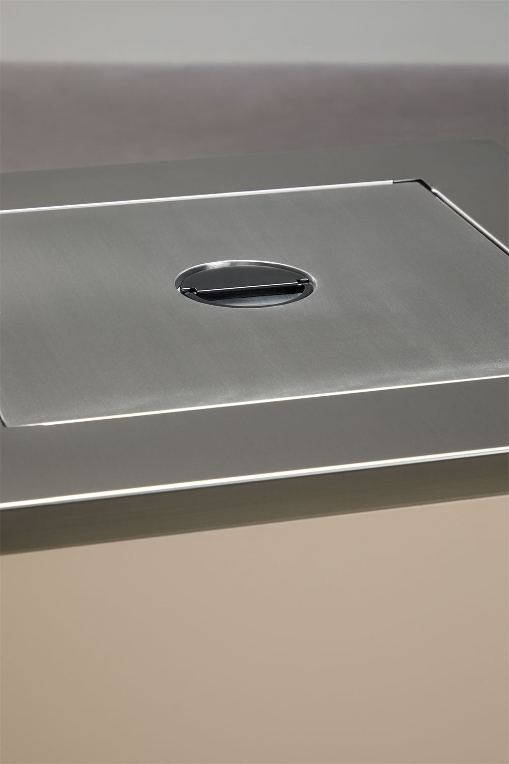 Module d'angle de rangement pour cuisine modulaire extérieure en acier Rivana