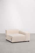 Module d'angle droit 115x113 cm avec accoudoir bas pour canapé modulaire Bruna