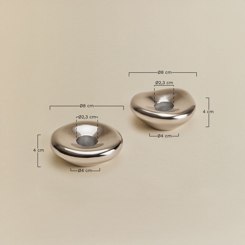 Pack de 2 chandeliers en aluminium Nibs