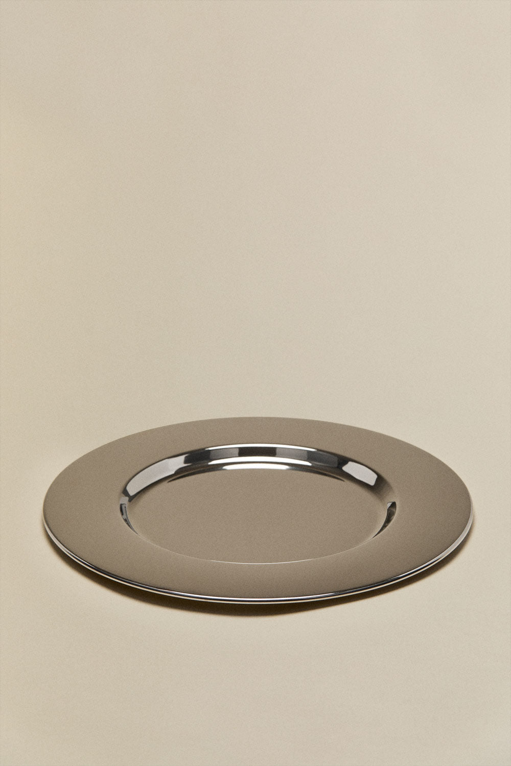 Pack de 2 sous-assiettes Ø30 cm en acier inoxydable Kirsh