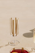 Pack de 4 coupes à champagne 26 cl en verre Jalviana