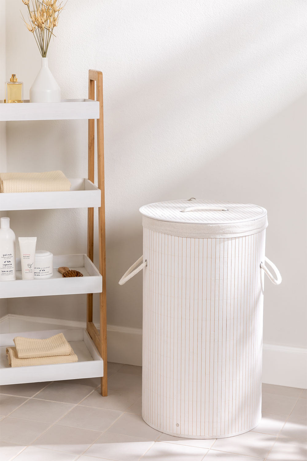 Panier à linge en bambou Irma