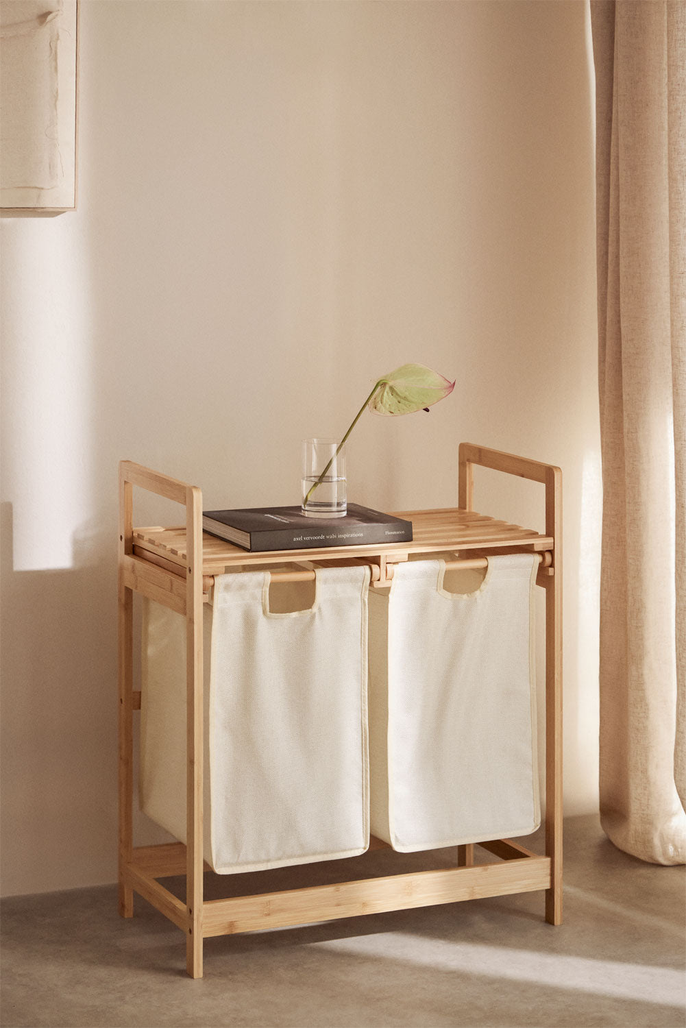 Panier à linge en bambou Joesh