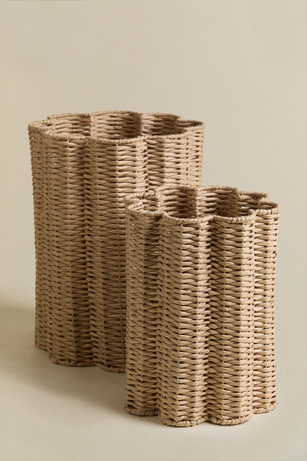 Panier en corde tressée et métal Tadinov