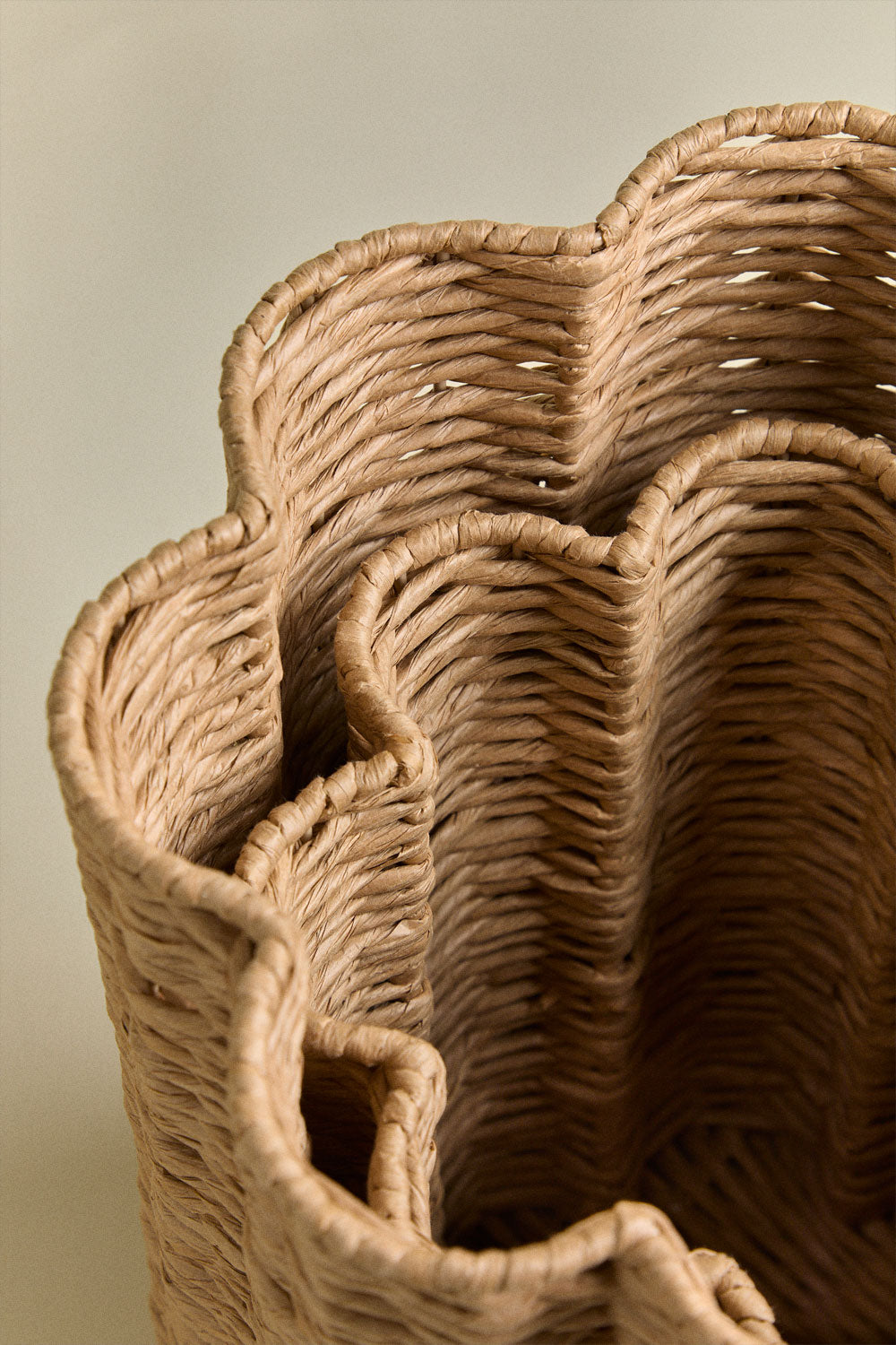 Panier en corde tressée et métal Tadinov