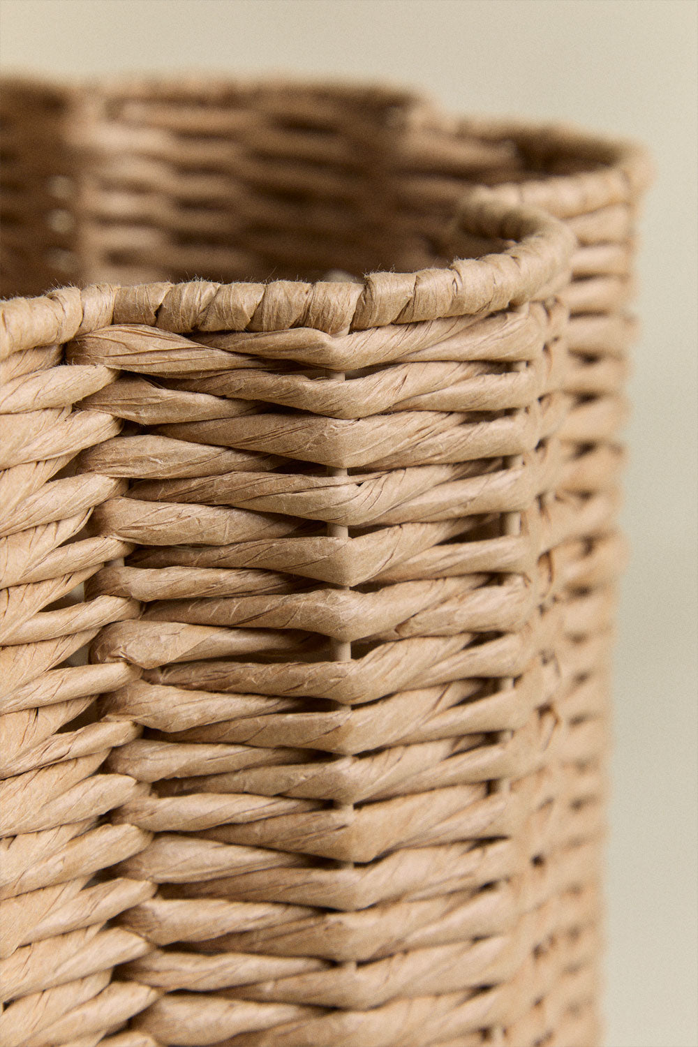 Panier en corde tressée et métal Tadinov