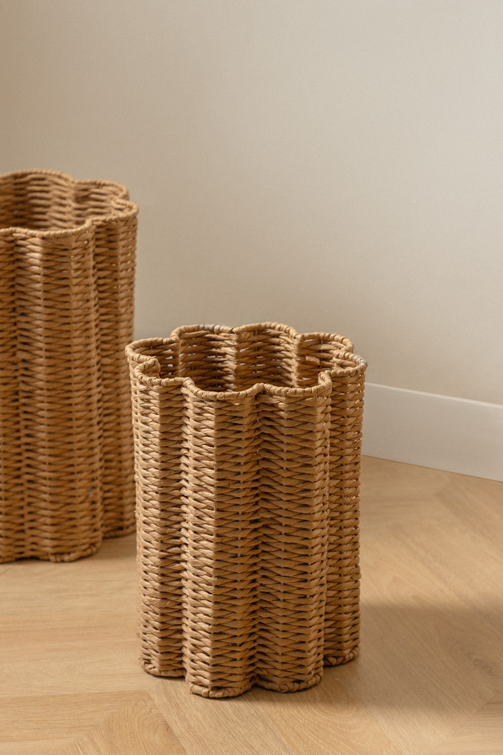 Panier en corde tressée et métal Tadinov
