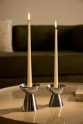 Set de 2 chandeliers en acier inoxydable Silentinan