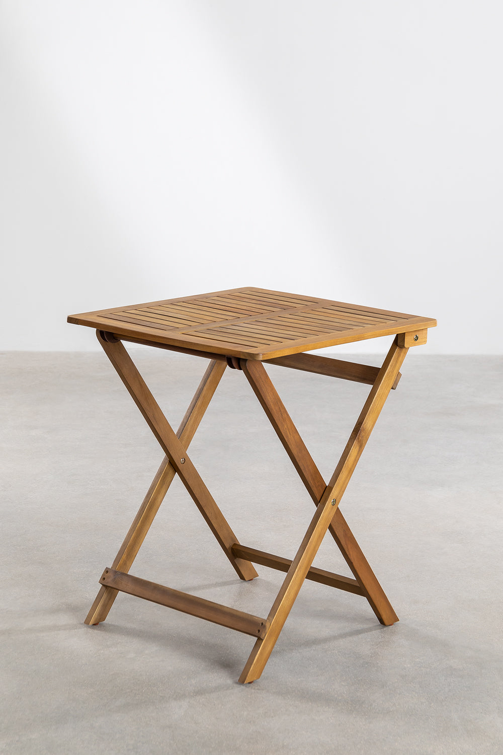 Ensemble table de jardin pliante classique Delawer et 2 chaises 