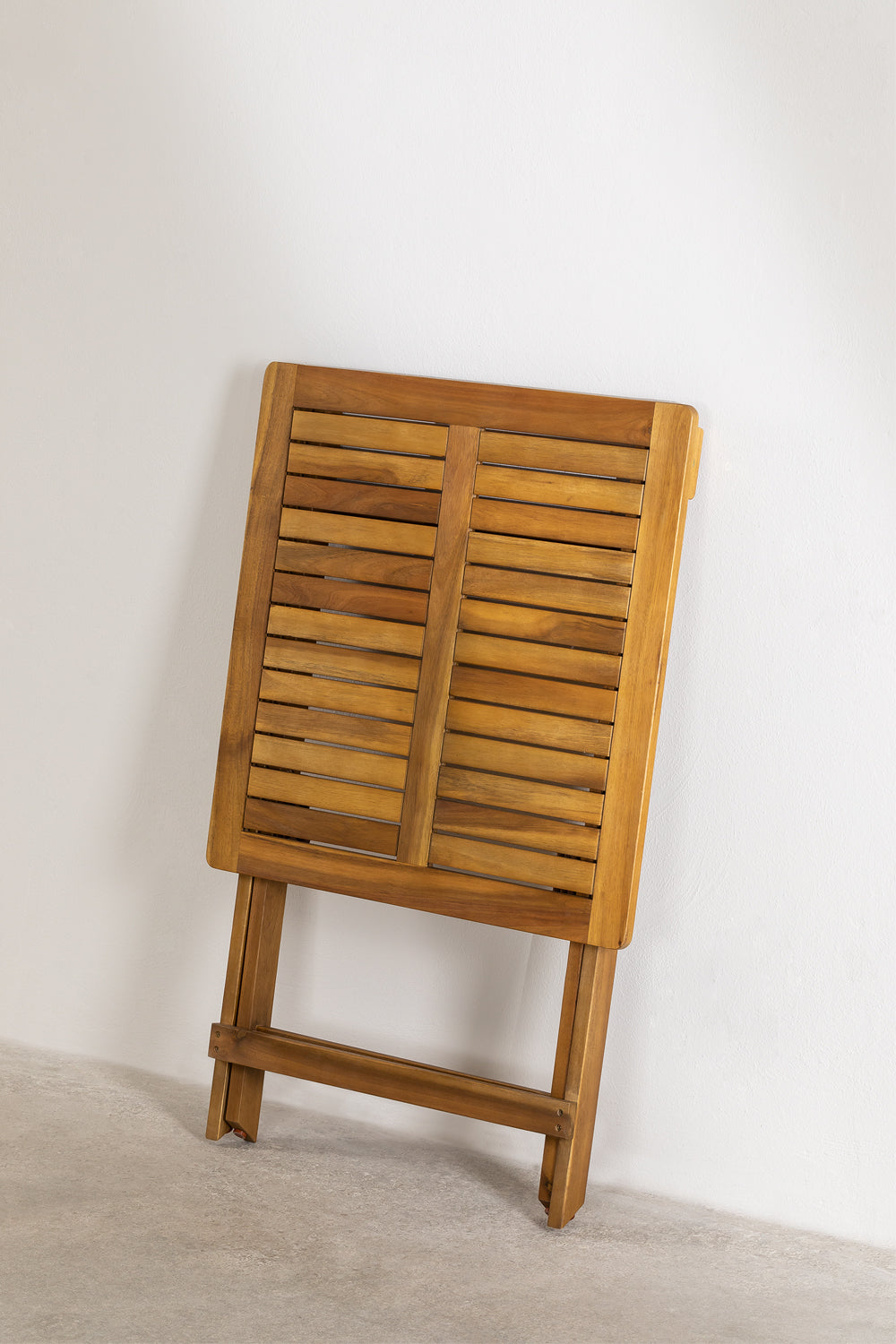 Ensemble table de jardin pliante classique Delawer et 2 chaises 