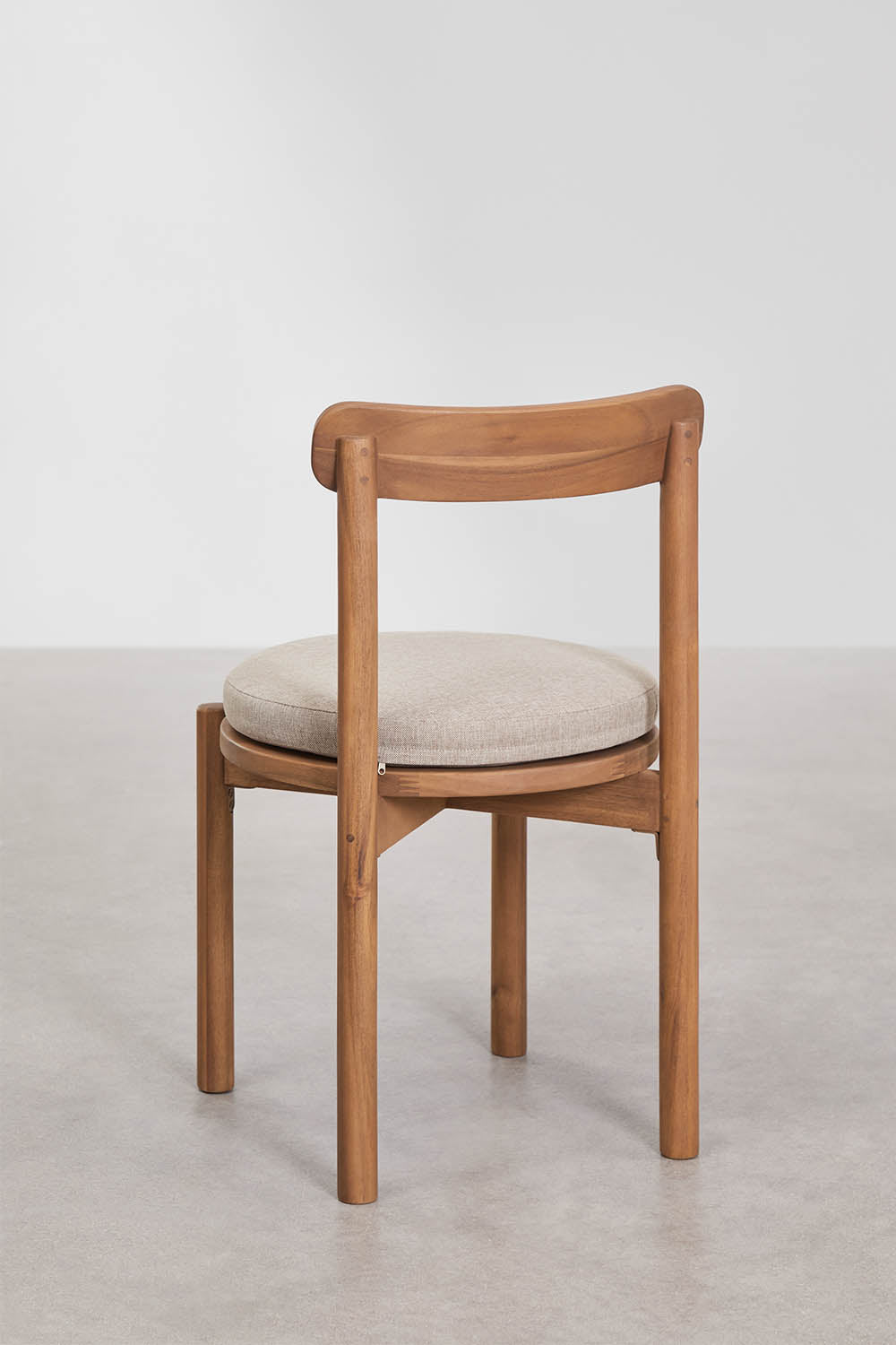 Set de table rectangulaire extensible Duala 250-310x105 cm et 14 chaises de salle à manger en bois d'acacia Nualis