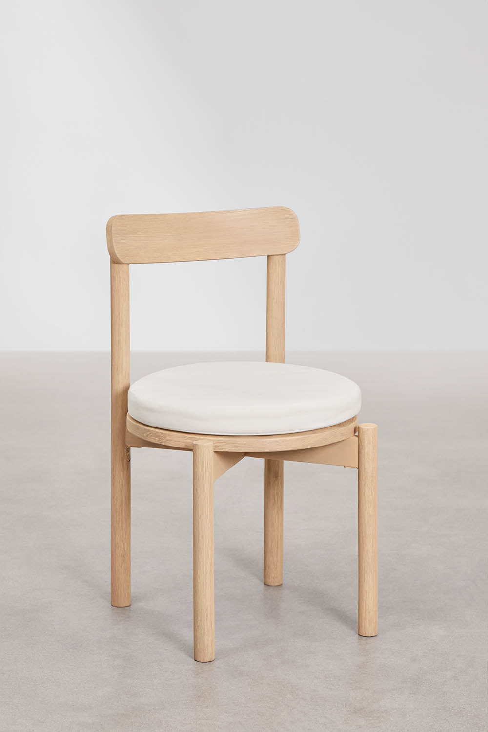Set de table rectangulaire extensible Duala 250-310x105 cm et 14 chaises de salle à manger en bois d'acacia Nualis