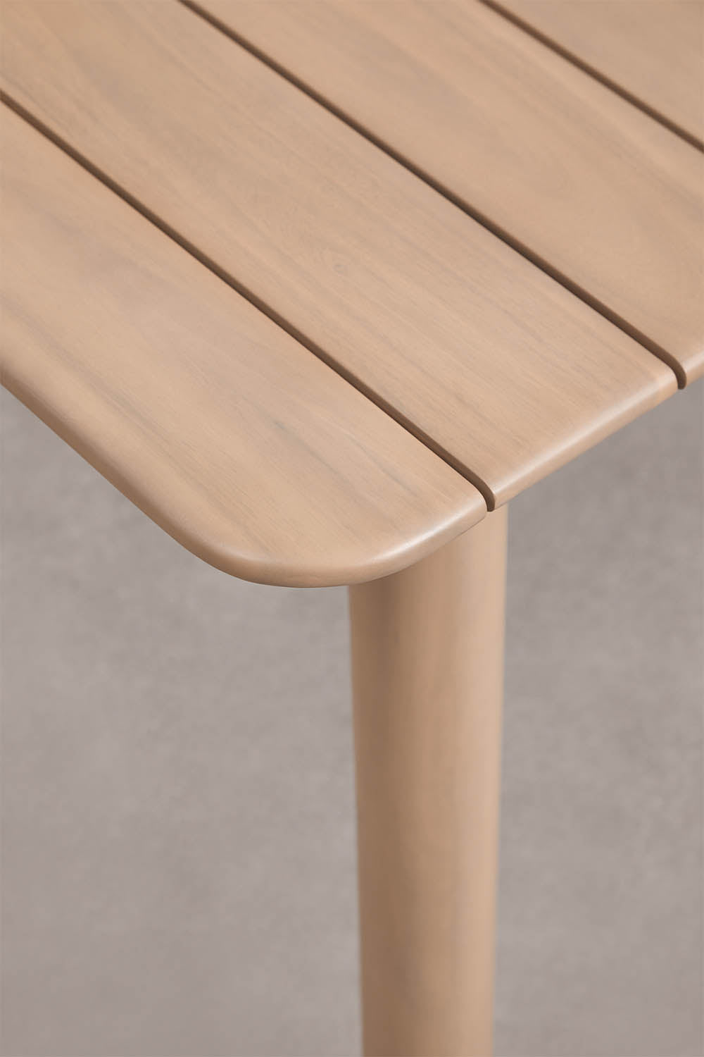 Set de table rectangulaire extensible Duala 250-310x105 cm et 14 chaises de salle à manger en bois d'acacia Nualis