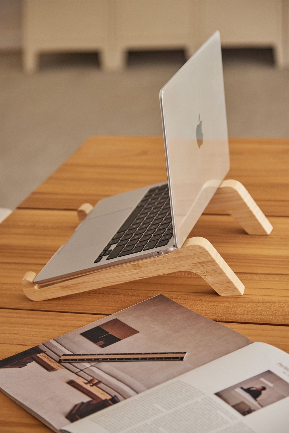 Support pour ordinateur portable en bambou Ukara