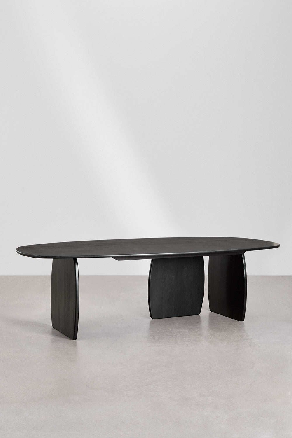 Table à manger ovale 260x120 cm en bois de manguier Agathe